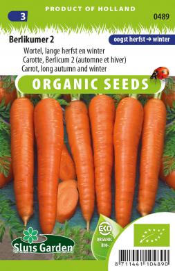 Winter carrot Berlikumer BIO (Daucus) 3000 seeds SL